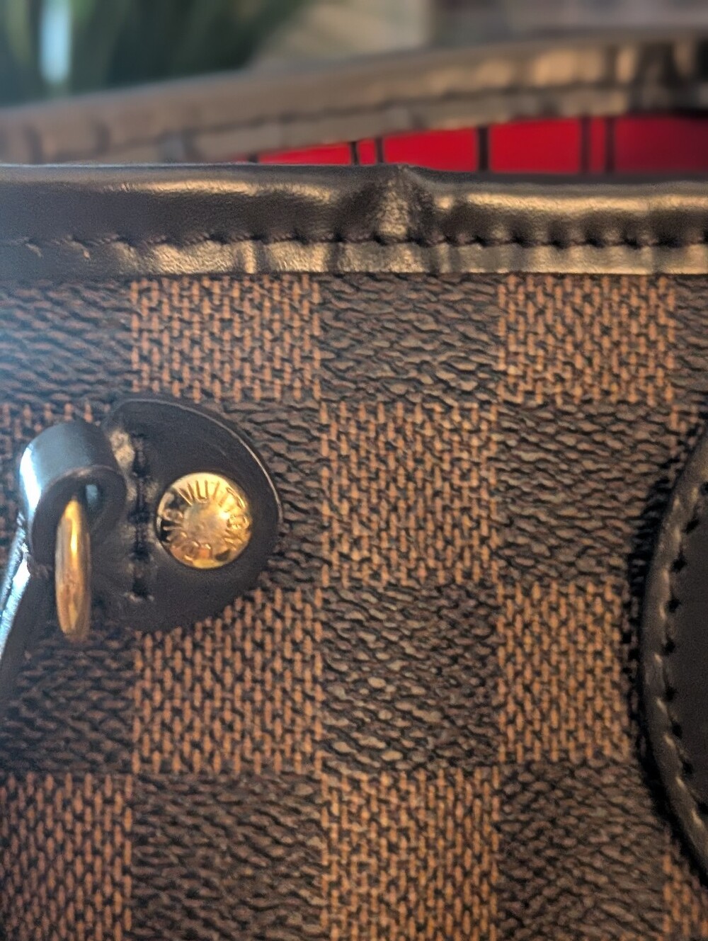 Authentic LV Bundle Neverfull PM Damier Ebene W Pouch - Picture 5 of 16